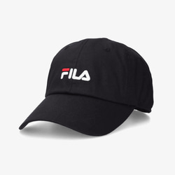 数量限定 並行輸入品 FILA キャップ （ブラック） 1枚目の画像