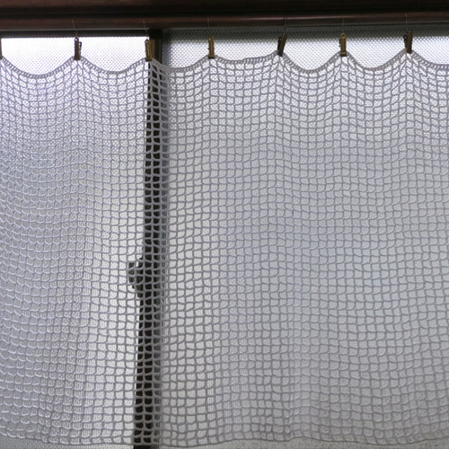 レース編みカーテン カーテン りくめめ 通販 15913176｜Creema(クリーマ)