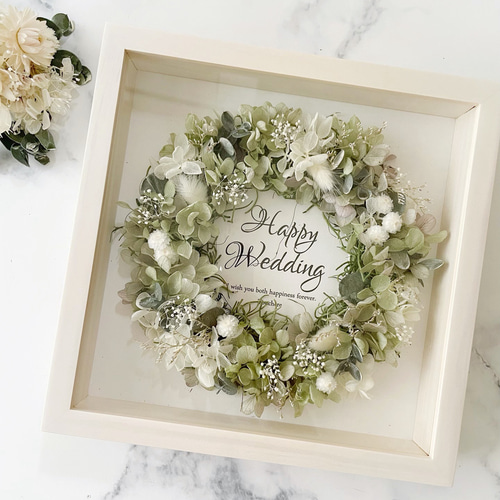 大きいリース☆ウエディングプレート側にも♡ 大きいリース☆ウエディングプレート側にも♡