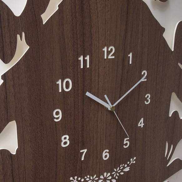 [免運費] [Creema Limited] Wall Clock (Butterfly Nature Bird House W 第5張的照片