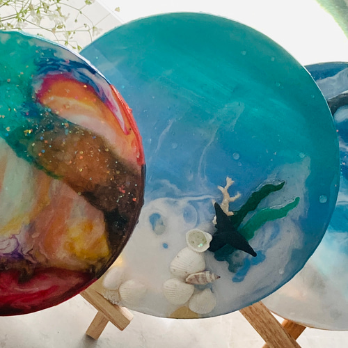 立体作品　アート　現代アート　ポップアート　アートパネル　絵画　透明　レジン 0_3d0ac9e9099b89eb8643b7c650ef