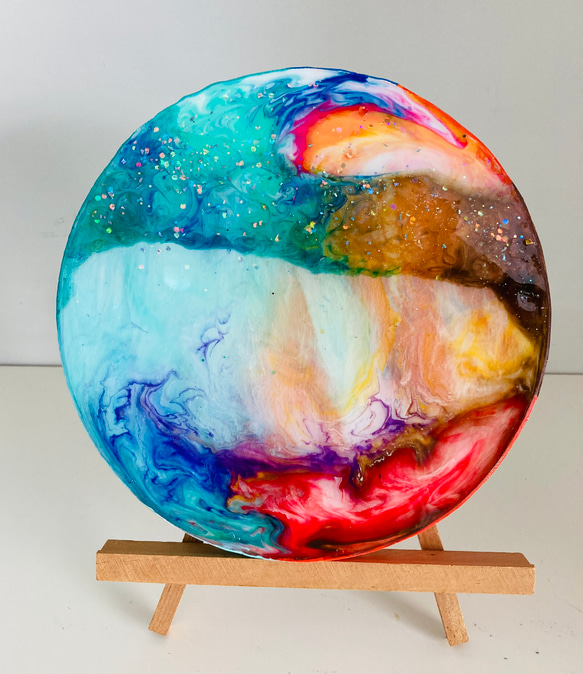 半魚ネコ♾️ 25✖️20パネルキャンバス 虹*堂様 半魚ネコ