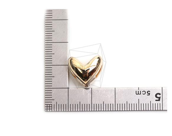 ERG-2399-G【2個入り】ハートワンタッチ ピアス,Heart One touch Post Earring 5枚目の画像