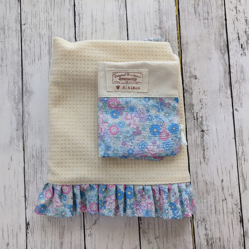 【K☺︎10/1】カフェマット　ハンドメイド　スカイブルー K様専用☺︎10/1】カフェマット ハンドメイド スカイブルー 犬用品