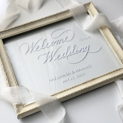 ウェルカムボード　ステッカー　ウェルカムミラー　ウェルカムサイン　ウェルカムスペース　結婚式DIY 3枚目の画像
