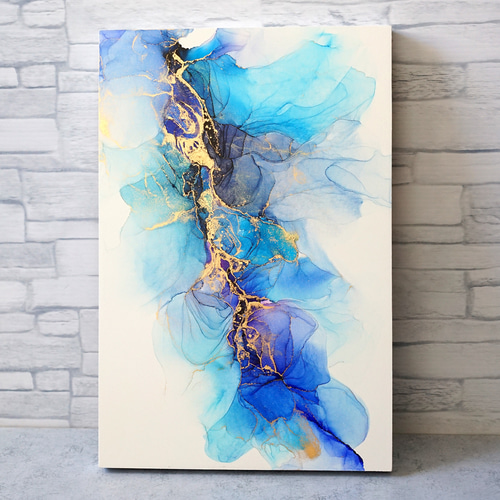 油彩画『碧瞳吉兆』原画 一点物 開運アート インテリア 油彩画『碧瞳吉兆』原画 一点物 開運アート インテリア 油彩画