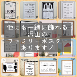 Happy Birthday！　家族の誕生日　⭐️人気⭐️A4 ポスター　北欧　アート　プレゼント　北欧　記念日　 9枚目の画像