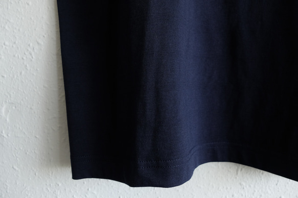 【size1再入荷】yohaku SUVIN GOLD 半袖Tシャツ｜ネイビー｜ユニセックス3サイズ 4枚目の画像