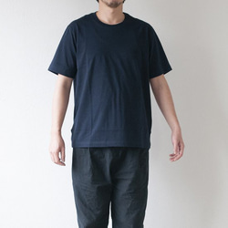 [Size1 Restock] Yohaku SUVIN GOLD 短袖 T 卹 | 海軍藍 | 男女皆宜 3 種尺碼 第9張的照片