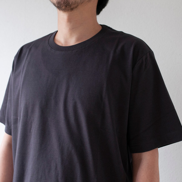 [補貨] yohaku SUVIN GOLD 短袖 T 卹 | 木炭色 | 男女皆宜 3 種尺寸 第9張的照片