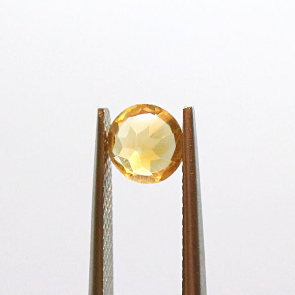 AG-TUL-38 1個売 天然石 ルース 素材 シトリン 約1.15ct 9枚目の画像