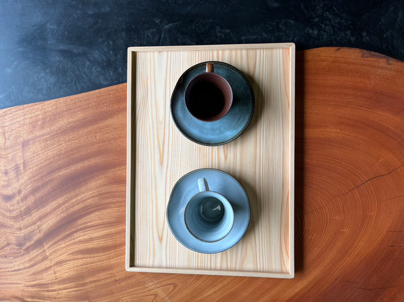 紀州桧お盆(小) 2枚目の画像