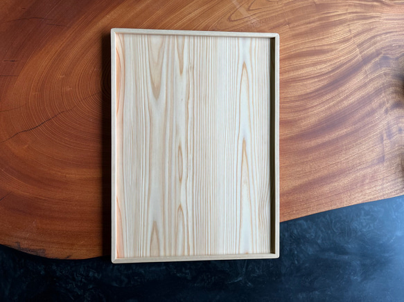 紀州桧お盆(小) 3枚目の画像