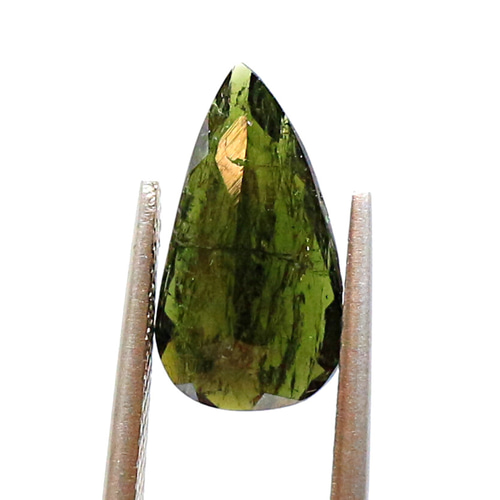 AG-L-211 天然石 ルース 素材 ダーク グリーン トルマリン 約3.18ct 