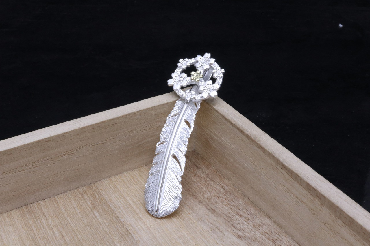 925 シルバーフェザーブローチ ピアノ様専用☆Tiffany エルサ