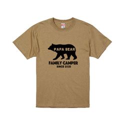 ＜親子サイズ対応＞FAMILY BEAR家族Tシャツ（父の日/キャンプ/アウトドア/親子Tシャツ）父の日2024 7枚目の画像