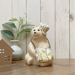 スワン小物入れ スワン 白鳥 陶器 陶磁器 ブーケ アクセサリー入れ