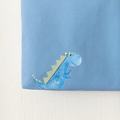 専用✳︎ハンドメイド✳︎恐竜柄✖️チェック　巾着　✳︎少し訳あり✳︎ 新作】はっ水オックス＊体操服巾着＊恐竜＊名前入り可 体操服袋