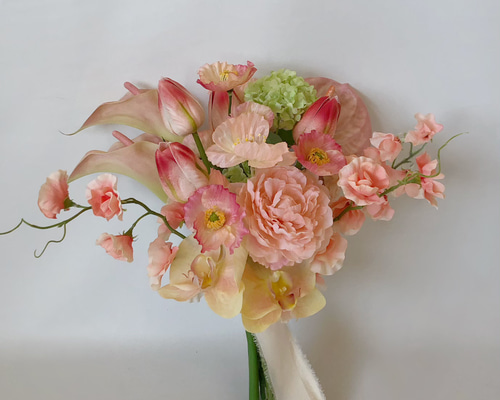 【新品】ピンクの別珍と白とサーモンピンクのグラデーションのチュチュ　９号 新品】ピンクの別珍と白とサーモンピンクのグラデーションのチュチュ