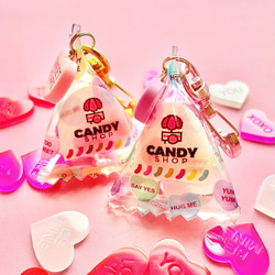 Candy hearts packaged charm 1枚目の画像