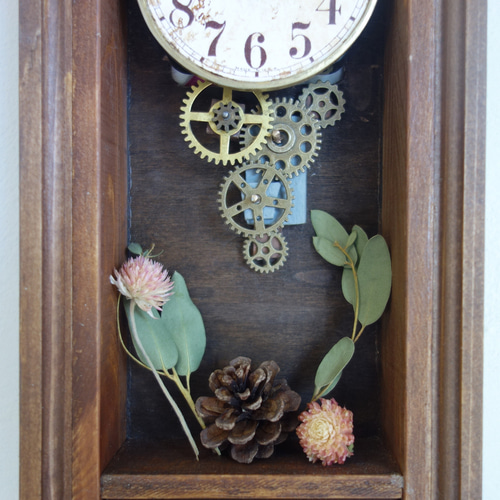 送料無料】OLD FASHIONED 14 レトロな時計 1点物 アンティーク風 #014