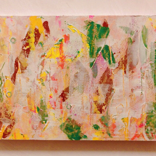 絵画 M&M M▽野々村晃 油彩 絵画 額縁 F4 近江路 待春 蒲生 (38222