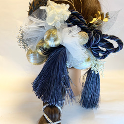 A18 金箔プレゼント　卒業式　ヘアアクセ　卒業式髪飾り　袴　成人式　成人式ヘアアクセ　 3枚目の画像