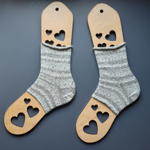 かかとソックス【バンブーソックス糸使用】＊洗濯機OK！ 1枚目の画像