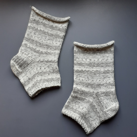 かかとソックス【バンブーソックス糸使用】＊洗濯機OK！ 3枚目の画像