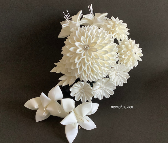 髪飾り 成人式 結婚式 白無垢 3個セット 楽天市場】【即納】白無垢 成人式 結婚式 卒業式 ブライダル 和装 振袖