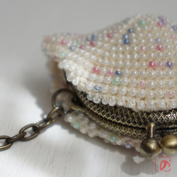 Ba-ba handmade Seedbeads crochet coincase No.1912 第4張的照片