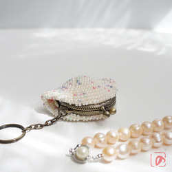 Ba-ba handmade Seedbeads crochet coincase No.1912 第2張的照片