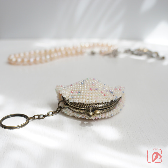 Ba-ba handmade Seedbeads crochet coincase No.1912 第3張的照片