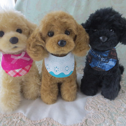 ∞ちびぬい］オーバーオール／type① デニム風 ぬいぐるみ SHIKI