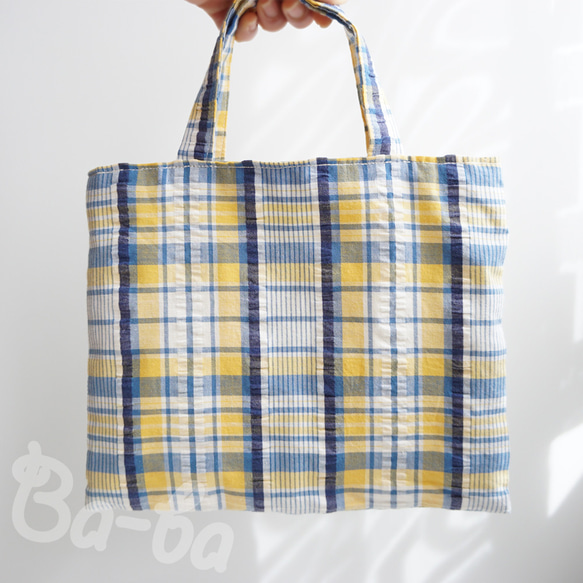 Ba-ba handmade A5 size carring bag  No.A5B7 第9張的照片