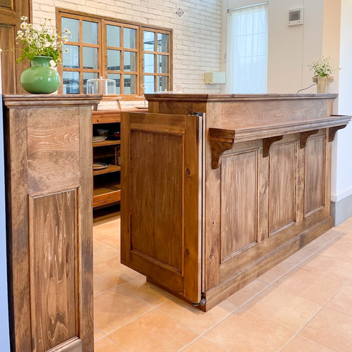 ⚠️即購入不可お値下げ不可⚠️ウッドカウンター　店舗受付用 XC1890U-WS-W ナイキ 受付用カウンター 幅1800 天板シルクウッドの通販