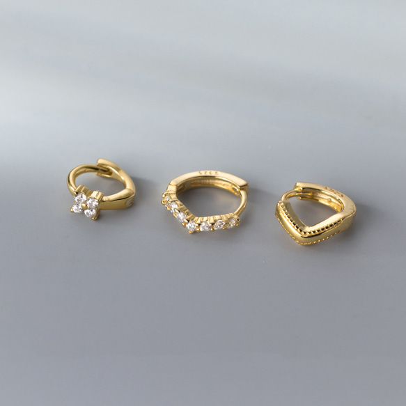 SV925 小ぶり 軟骨 フープピアス シルバー925 ピアス つけっ