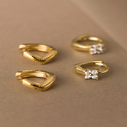 SV925 小ぶり 軟骨 フープピアス シルバー925 ピアス つけっ