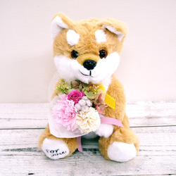 くまのアロマストーンとプリザーブドフラワーアレンジ☆アロマオイル