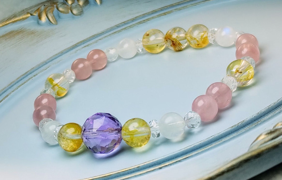 ❆愛の願いを叶える石❆…～ラベンダーアメジスト・ゴールデンカラー  