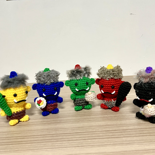 お母さん☆クリスマス⑤☆お正月⑤☆節分 Xmasオーナメント サンタさん 全長約20cm｜アミブルージュ