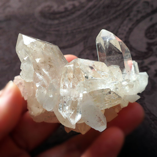 ヒマラヤ水晶 クラスター マニカラン産 120g 原石/鉱物 4月
