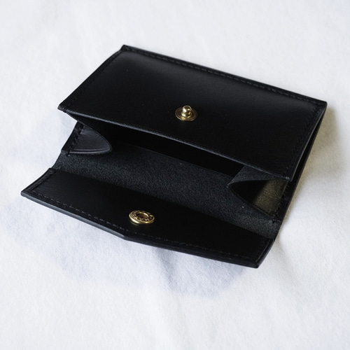 ランチタイム用】 ミニマルウォレット 本革 小銭入れ イタリアンレザー