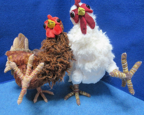 鶏 ポージング にわとり ぬいぐるみ 作家様作品 鶏 ポージング