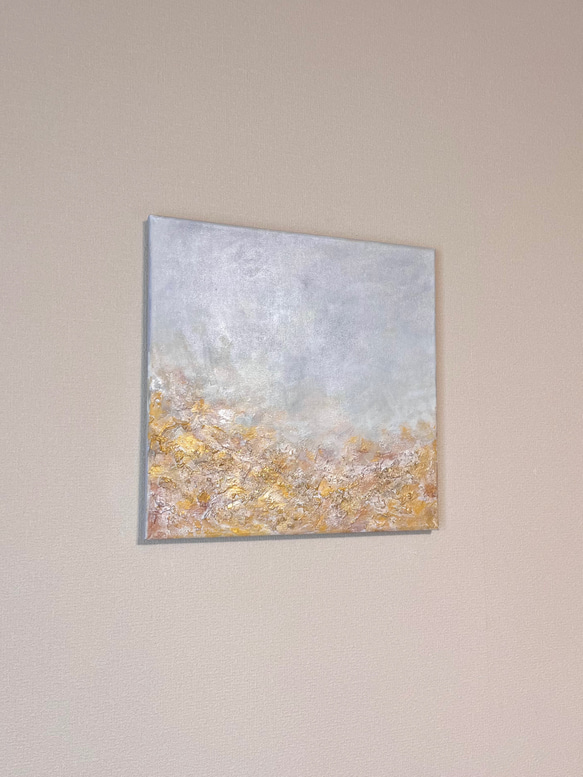 SHUNKEI(春景) / 抽象画 (S4) /北欧/アート/インテリア/現代アート/金箔/春/和 SHUNKEI 春景