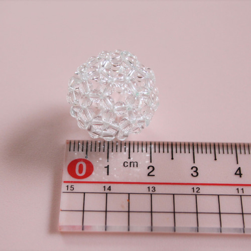 受注製作】フラーレン 3mm水晶(ストラップ付） その他アクセサリー