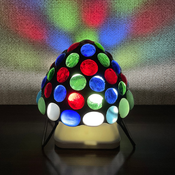コードレス卓上LEDランプ 〜暮らし彩るステンドグラス101〜 12枚目の画像