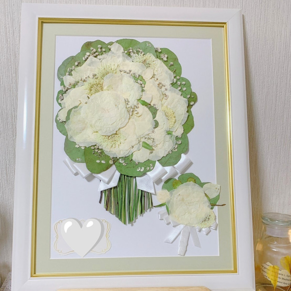 大切な花束を保存する✦ずっと飾っておける押し花額 Mサイズ