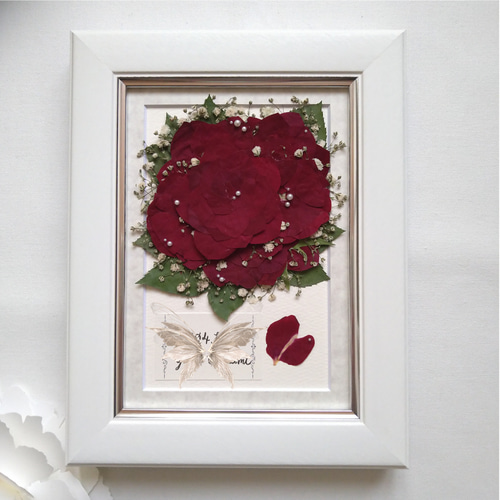 大切な花束を保存する✦ずっと飾っておける押し花額 フォトフレーム