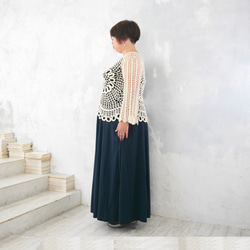 畢業季清倉大拍賣 * 大尺碼 * 四種長度可選 * 已售出超過1500件 [可自由調節裙擺] 舒適 * 海軍藍 第7張的照片